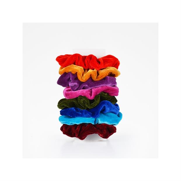BIFULL COLETEROS COLORES HAIRBAND VELVET 04 COLORS (PACK 8 UNIDS)