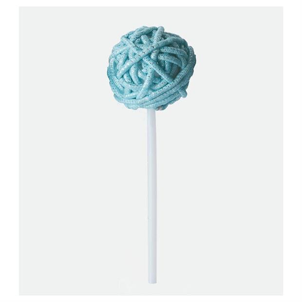 PIRULETA LOLLIPOP ROUND COLOR BLUE SILVER