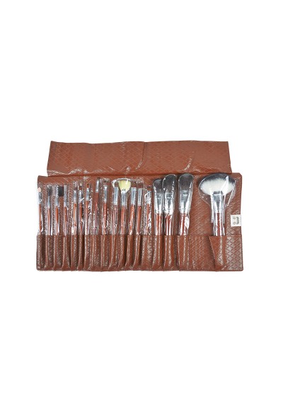 BIFULL SET ESTUCHE PIEL 18 PINCELES CLEISSY BROWN