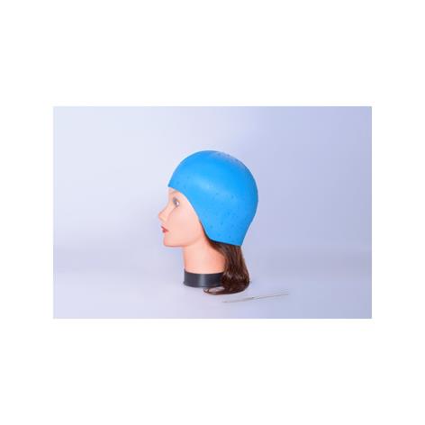 BIFULL GORRO MECHAS SILICONA AZUL