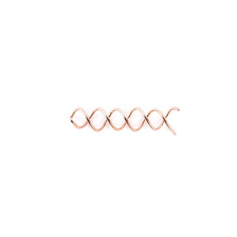 BIFULL COILED PIN PASADOR DE GIRO EN ESPIRAL BRONZE (2 UNID)