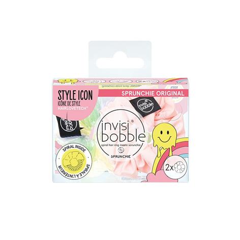 COLETERO INVISIBOBBLE SPRUNCHIE DUO RETRO DREAMIN HUE-MAN LOVE