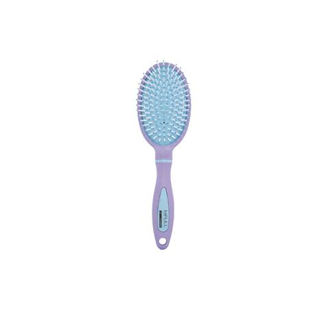 BIO OVAL PASTEL COLOUR · CEPILLO 100% BIODEGRADABLE DE FIBRA DE TRIGO · LILA