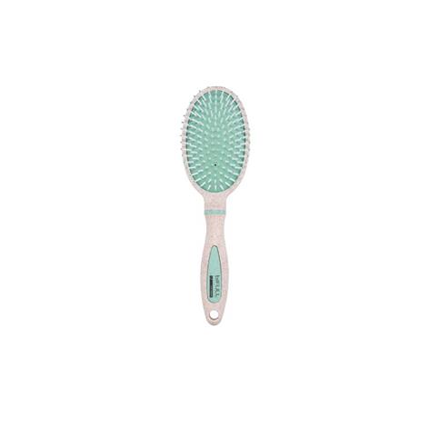 BIO OVAL PASTEL COLOUR · CEPILLO 100% BIODEGRADABLE DE FIBRA DE TRIGO · BEIGE