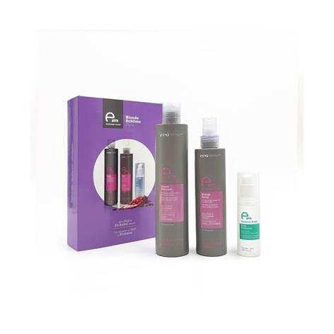 PACK E-LINE BLONDE (SHAMPOO 300ML+SPRAY 200ML+ENDS TREATMENT 50ML)