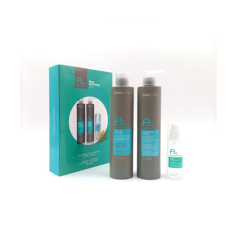 PACK E-LINE CONTROL FRIZZ (SHAMPOO 300ML+CONDITIONER+ ENDS TREATMENT50ML)