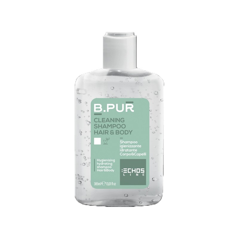 CHAMPU HIGIENIZANTE HIDRATANTE CUERPO Y CABELLO B.PUR 385ML