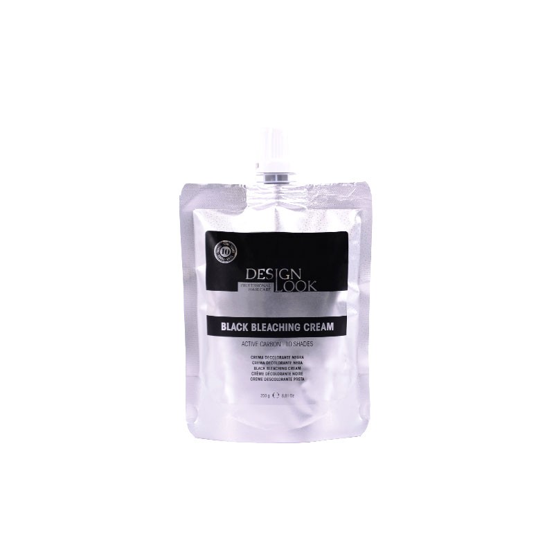 BLACK BLEACHING CREAM ACTIVE CARBON 10 SHADES 250G