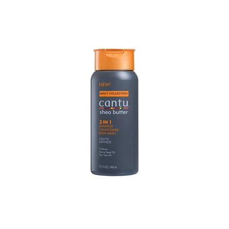 CANTU MENS 3 IN 1 SHAMPOO CONDITIONER BODY WASH 400ML