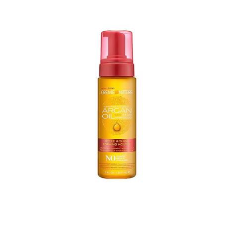 CREME OF NATURE ARGAN STYLE & SHINE FOAMING MOUSSE 207ML