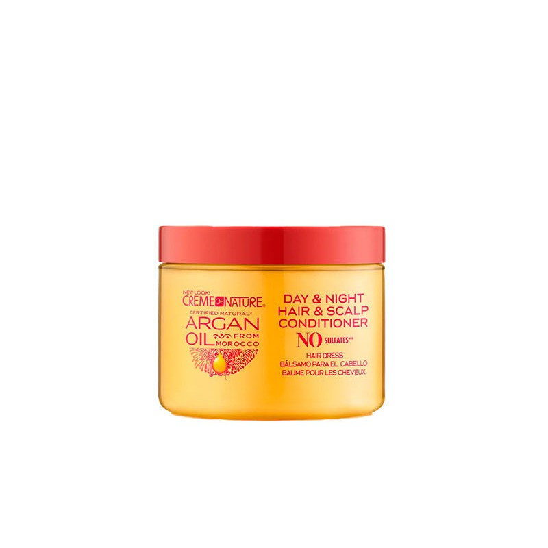 CREAM OF NATURE ARGAN OIL DAY & NIGHT HAIR SCALP CONDITIONER 135G