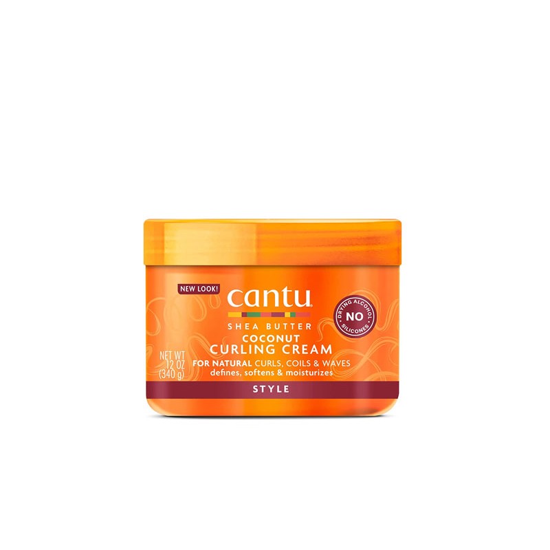 CANTU SHEA BUTTER FOR NATURAL HAIR COCONUT CURLING CREAM 340G