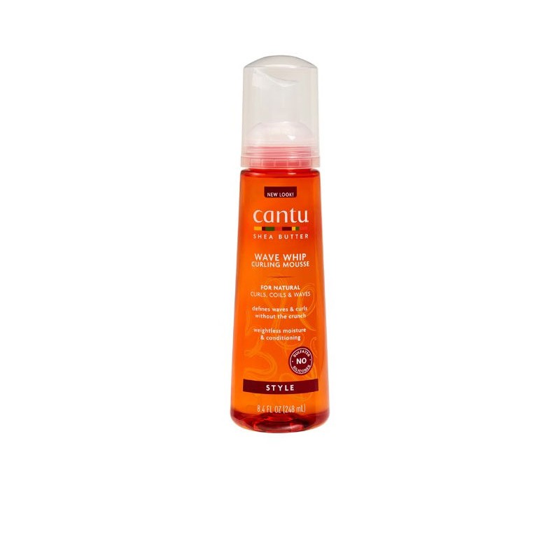 CANTU SHEA BUTTER FOR NATURAL HAIR WAVE CURLING MOUSSE 248ML