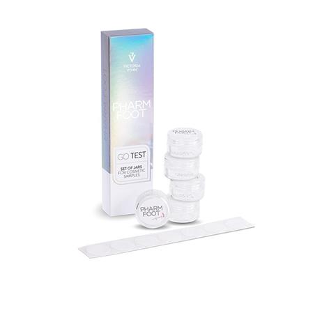 GO TEST SET OF JARS FOR COSMETIC SAMPLES