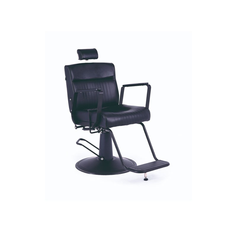 SILLON DE ESTÉTICA AZABACHE NEGRO NG3 CON BASE Y BOMBA NEGRA