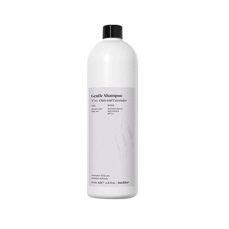 BACK BAR GENTLE SHAMPOO Nº3 OATS AND LAVANDER 1000ML