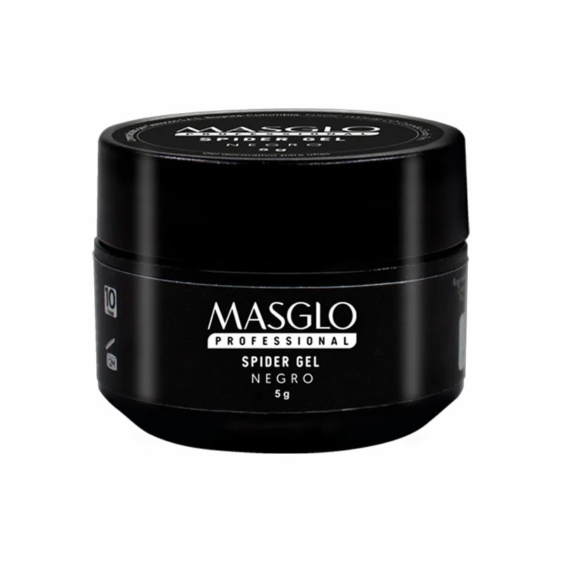 MASGLO GEL POLISH GEL SPIDER NEGRO 5GR