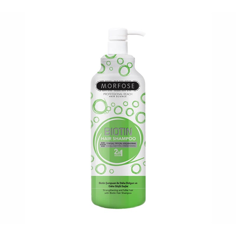 HAIR SHAMPOO BIOTIN GREEN 1000ML