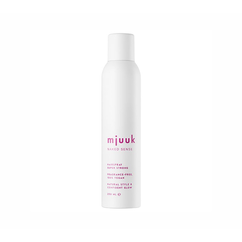 MJUUK NAKED SENSE FRAGRANCE-FREE HAIRSPRAY SUPER STRONG 250ML