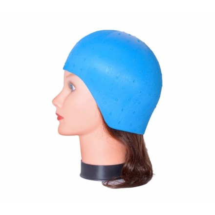 BIFULL GORRO MECHAS SILICONA AZUL