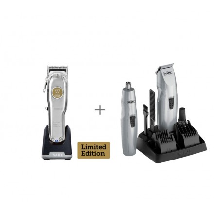 PACK CORDLESS SENIOR METAL EDITION + MUSTACHE & BEARD