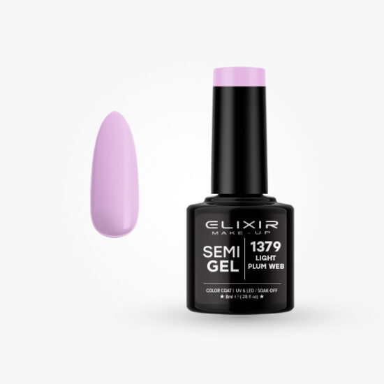 ELIXIR SEMI GEL COLOR 8 ML LIGHT PLUN WEB Nº 1379