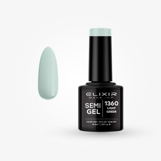 ELIXIR SEMI GEL COLOR 8 ML LIGHT GREEN Nº 1360