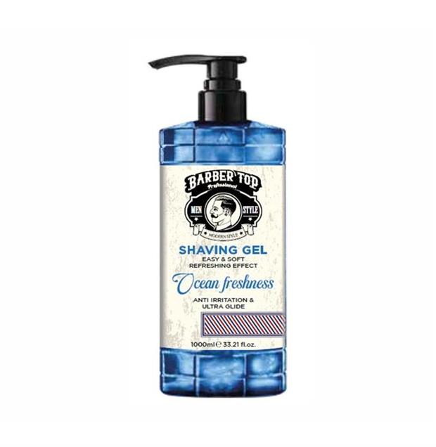 BARBER TOP SHAVE GEL 1000 ML OCEAN FRESHNESS