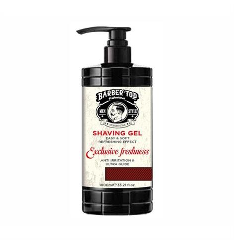 BARBER TOP SHAVE GEL 1000 ML EXCLUSIVE FRESHNESS