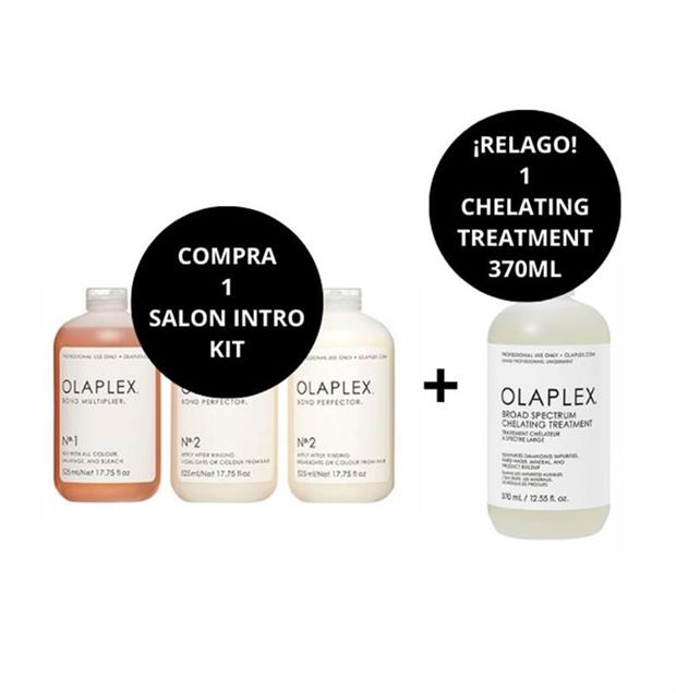 KIT OLAPLEX (SALON INTRO KIT+ CHELATING TREATMENT 370ML)